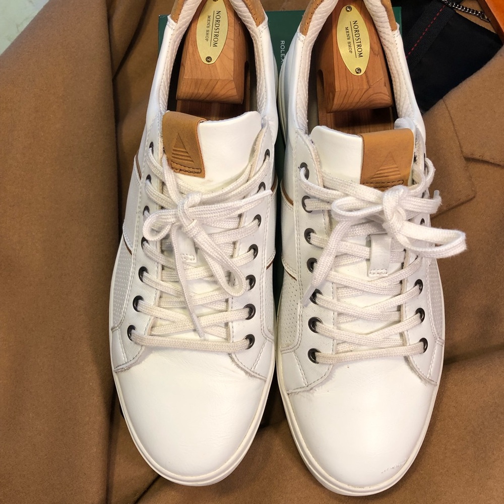 Leather Low Top Sneakers
